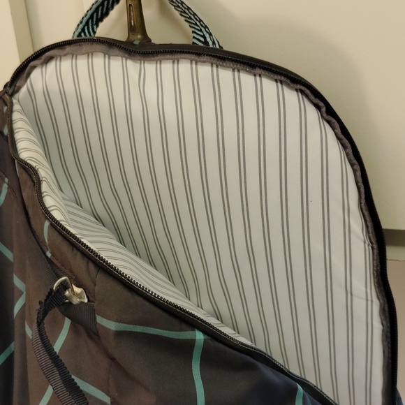 lululemon athletica Black Backpack with Green Grid Pattern - Picture 9 of 14